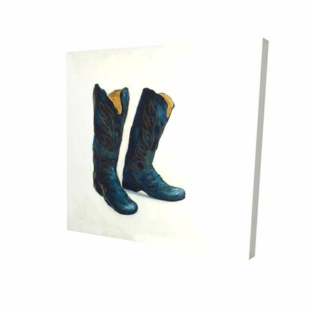 FONDO 32 x 32 in. Leather Cowboy Boots-Print on Canvas FO2793407